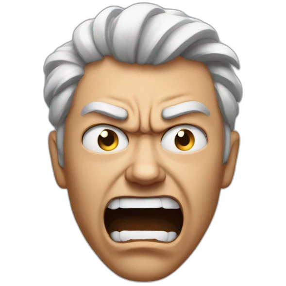 Enraged person emoji
