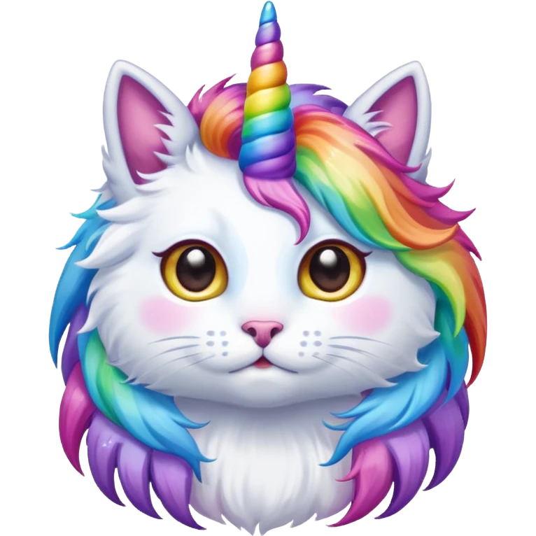 Unicorn cat emoji