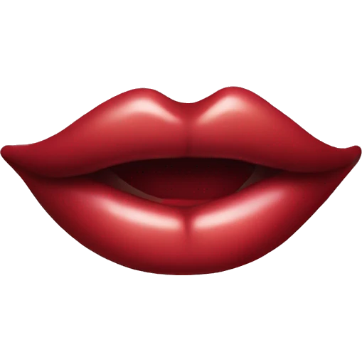 Lip emoji