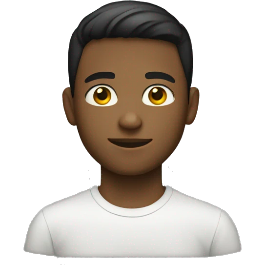 17 year old boy,white emoji