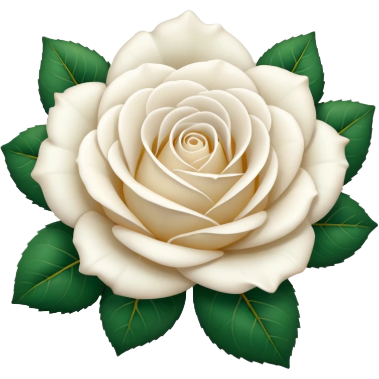 white rose emoji