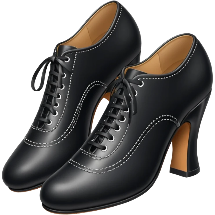 a pair of dancing shoes emoji