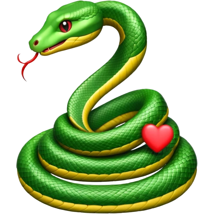 🐍+❤️  merge one emoji  emoji