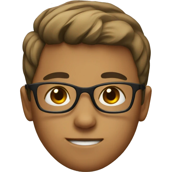 boy with glasses emoji