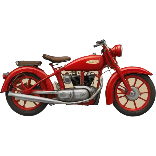 Vintage red emoji