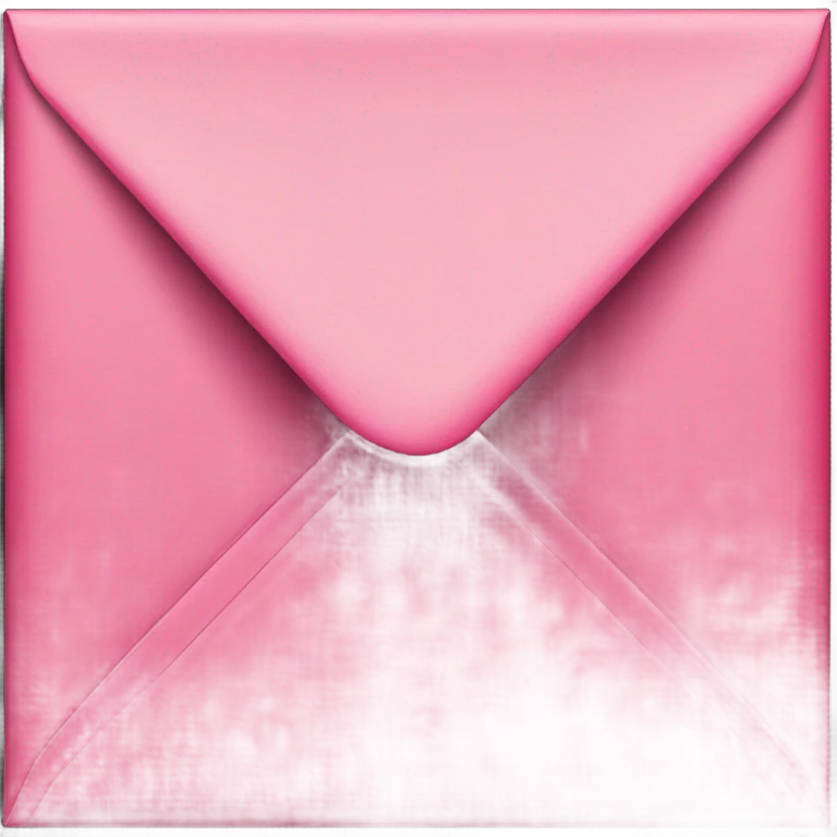 Pink email emoji