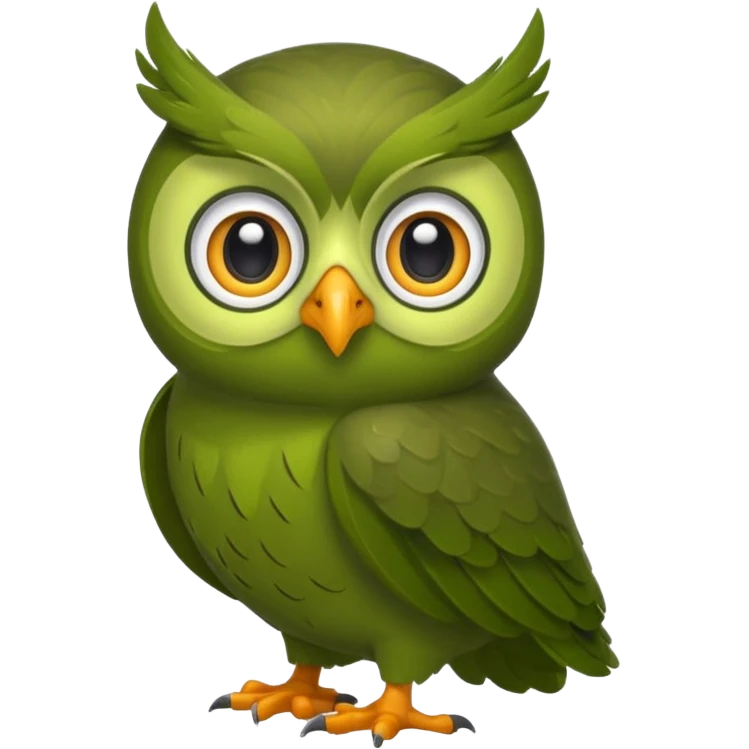Duolingo green owl emoji