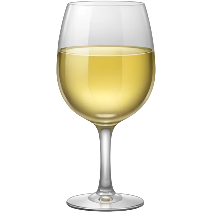 White wine glass emoji