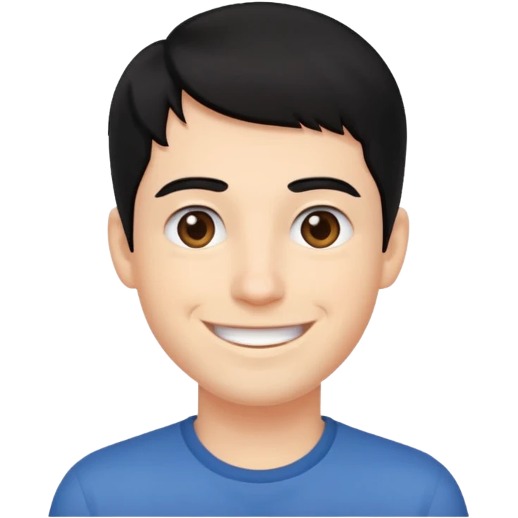 brother black hair emoji