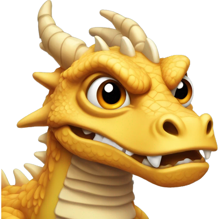 a frowning dragon emoji