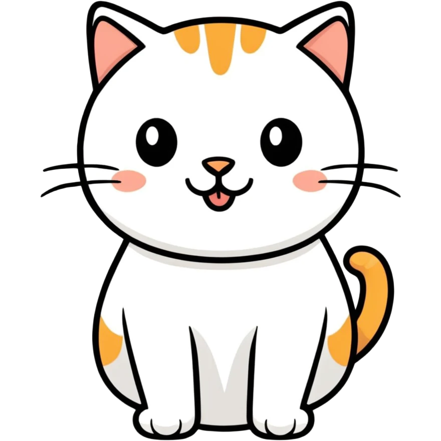 funny cat saying 'nub' emoji