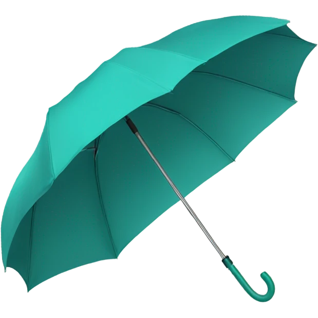 Teal umbrella  emoji