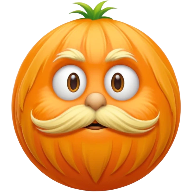 The Lorax with dihh and balls emoji