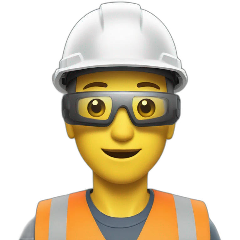 hololens with construction helmet emoji