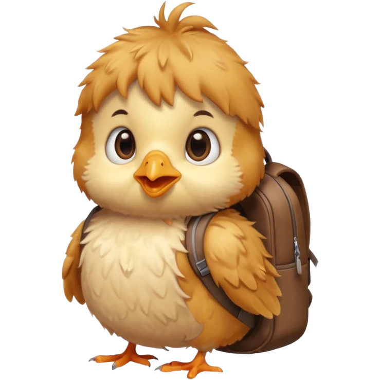 جوجه ای که مدرسه میره emoji