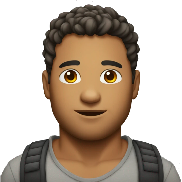 Handsome guy with a big belly emoji