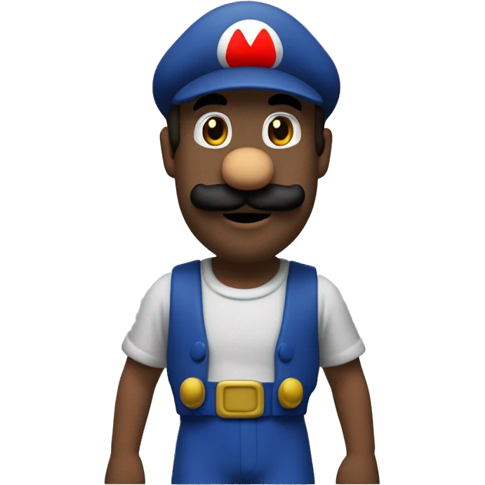 Mario qui dit « j’aime pas Brenan »  emoji