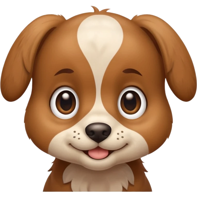 puppy dog eyes with a smirking face  emoji