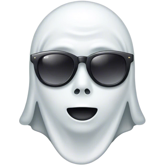 Ghost wearing sunglasses  emoji