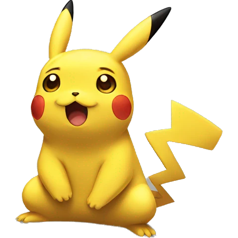 Pikachu triste  emoji