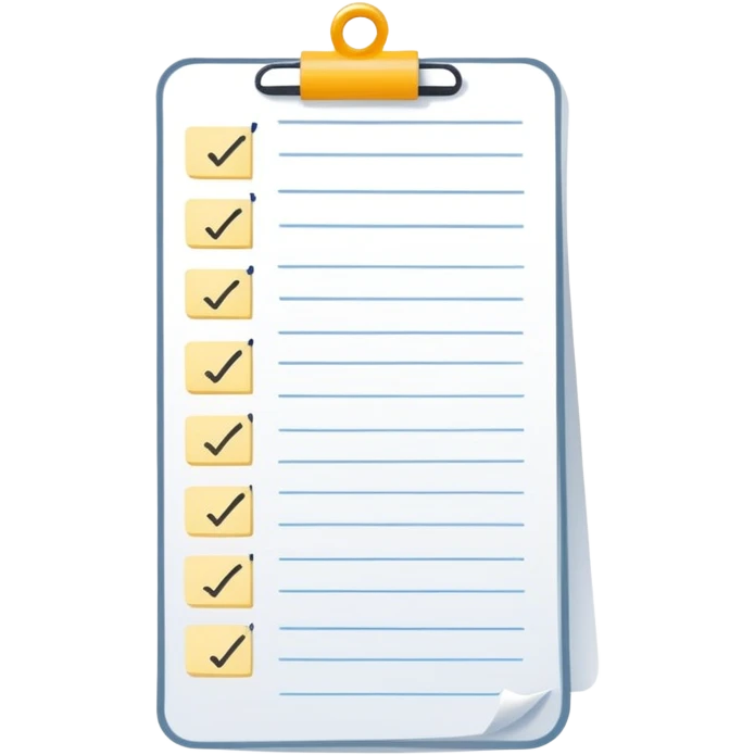 very long endless one-page to-do list emoji