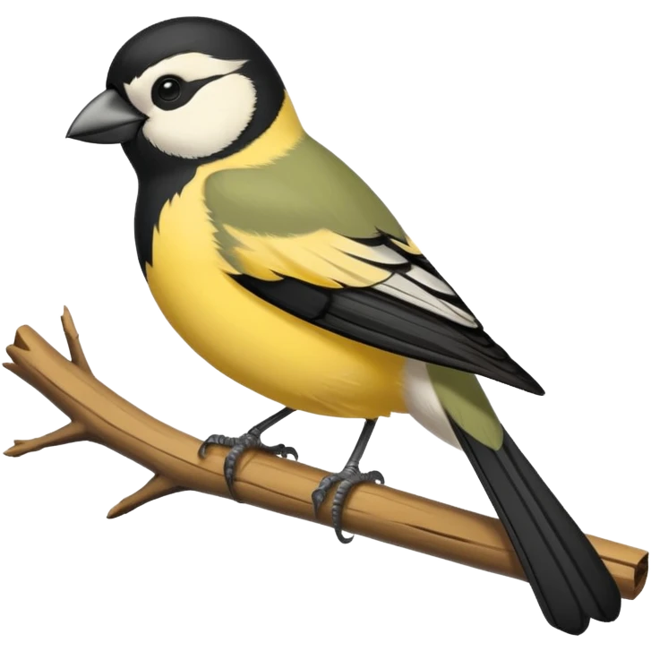 Parus major emoji
