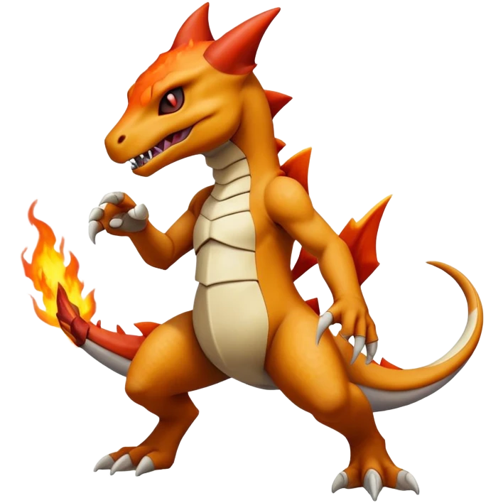 Cubone-Marowak-Charmeleon-Fakémon-creature (full body) emoji