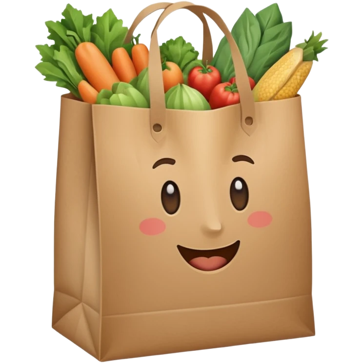 grocery bag emoji