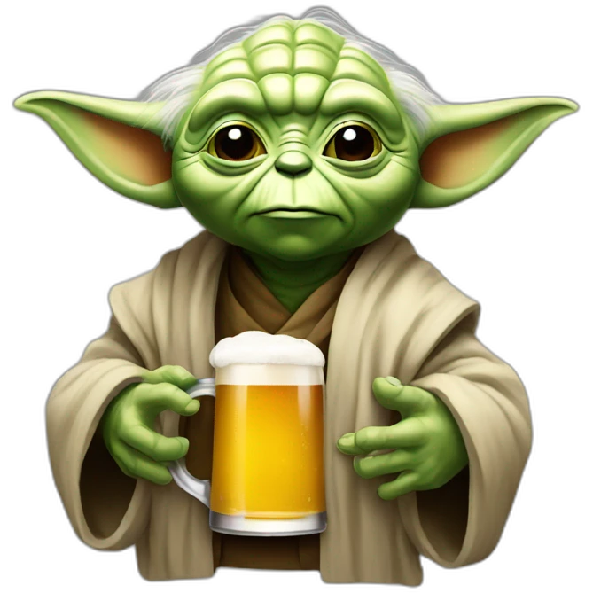 Yoda bière emoji