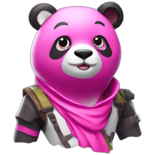 Fortnite pink panda skin emoji