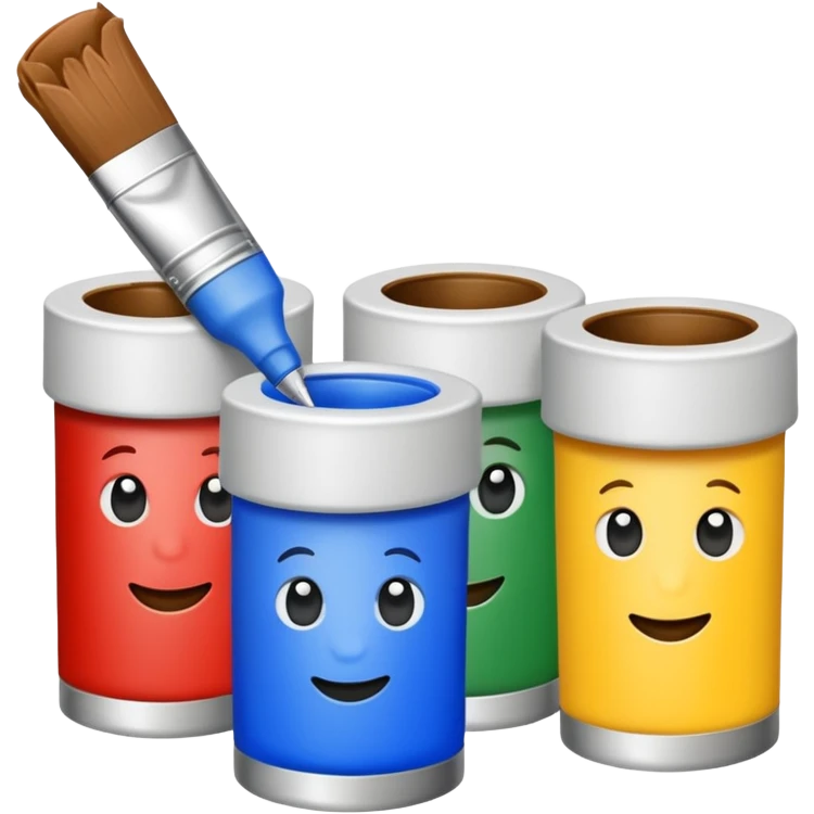 artist paint tubes emoji