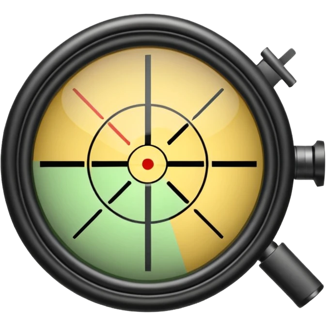 gun sight crosshairs emoji