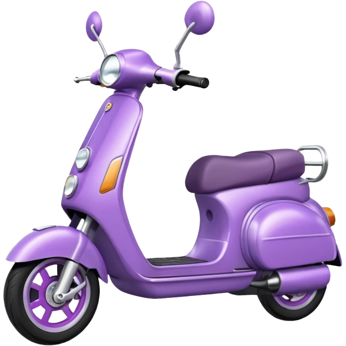 lilac scooter emoji