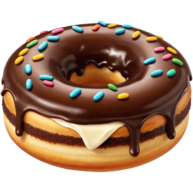 donuts chocolate topping emoji