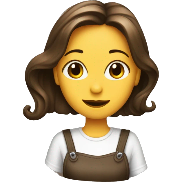 Una chica tomando café  emoji