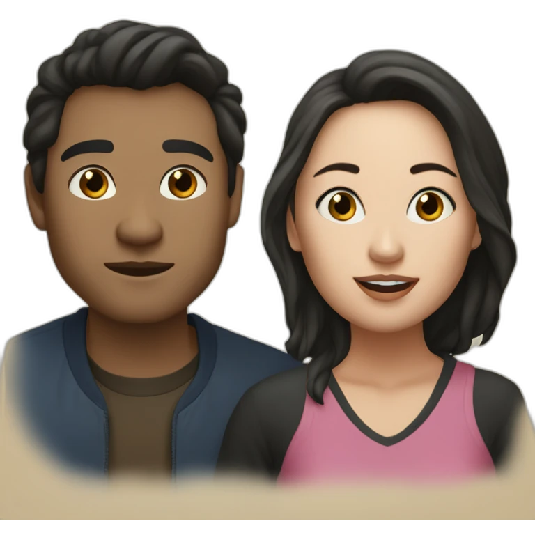 Heang Louy and Lise Marion emoji