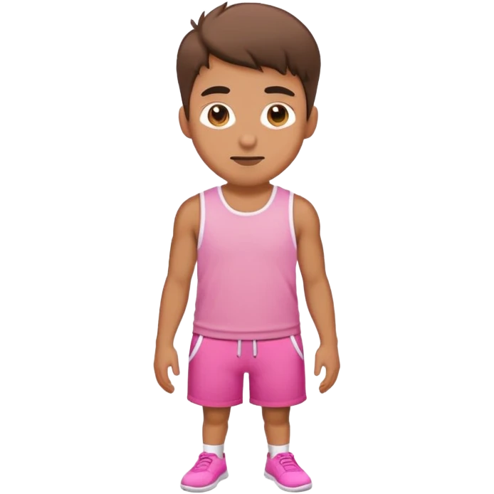 Guy in pink shorts emoji