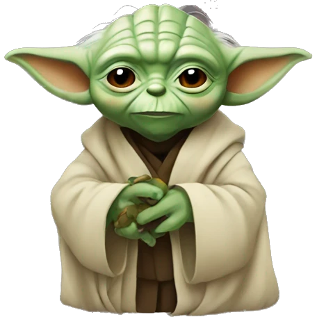 yoda with animal emoji