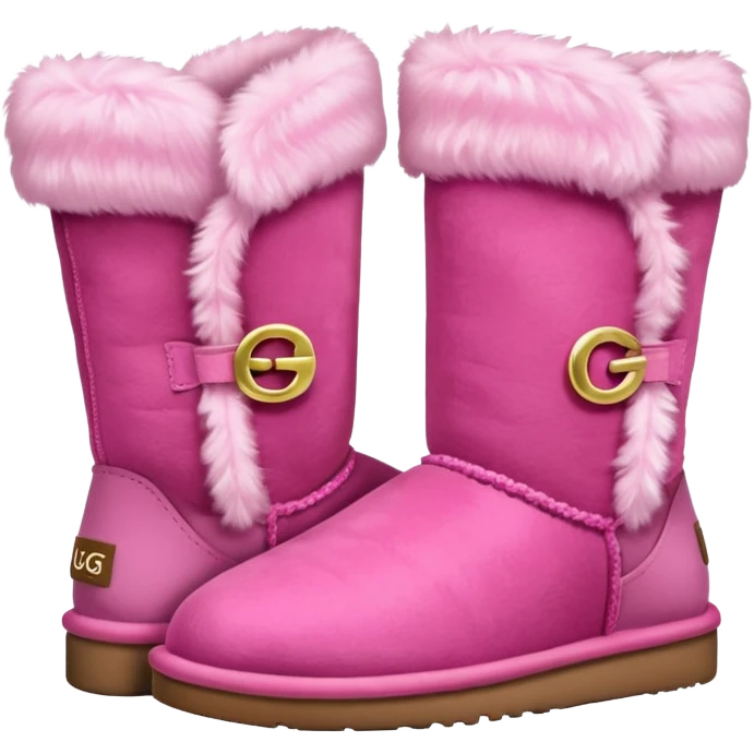 pink uggs emoji