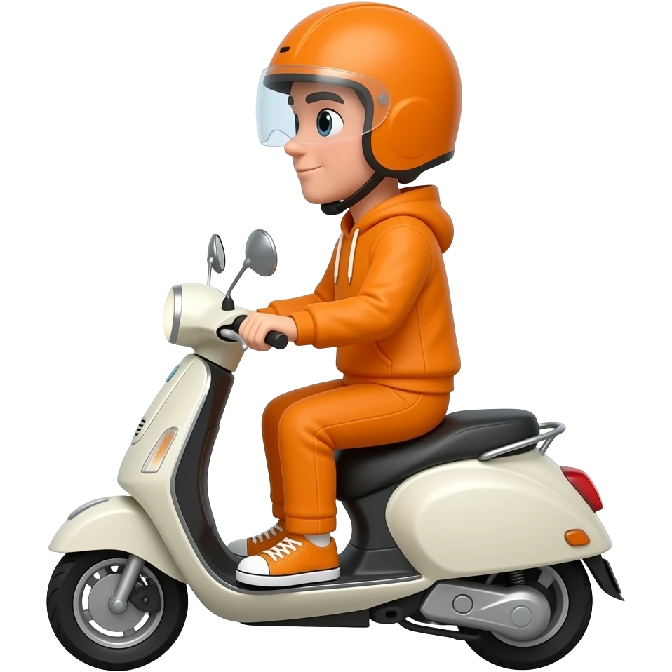 The one in the orange is my friend. I want her on a scooty emoji