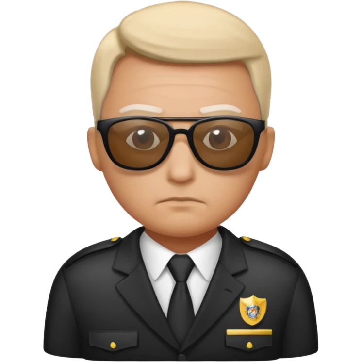 school security, sun glasses emoji