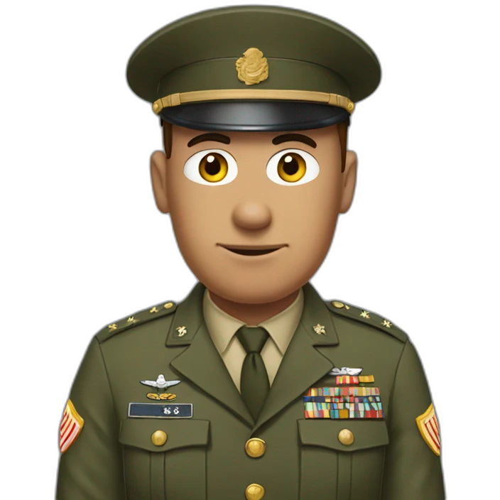 family guy in army uniform emoji