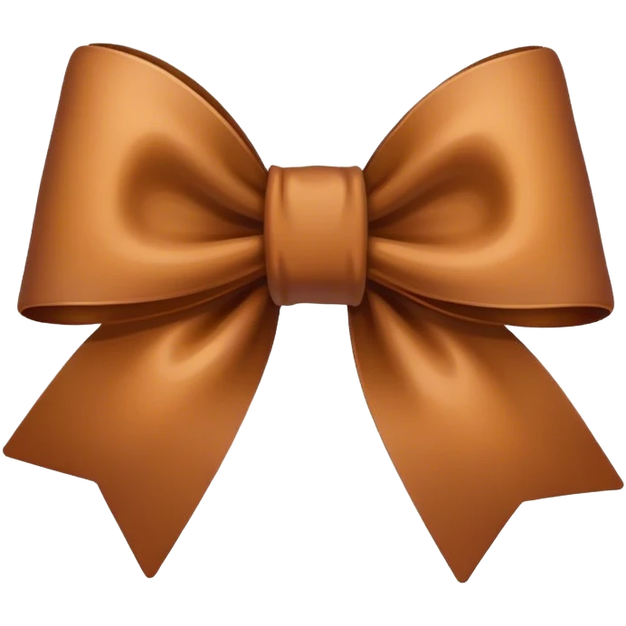 Laço marrom emoji