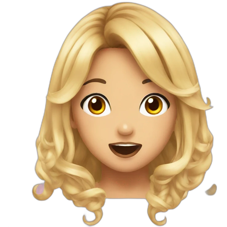 Gyaru surprised emoji