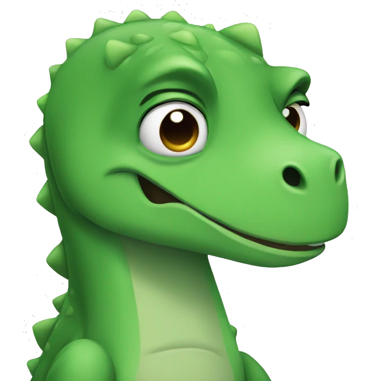 sad dinosaurus  emoji