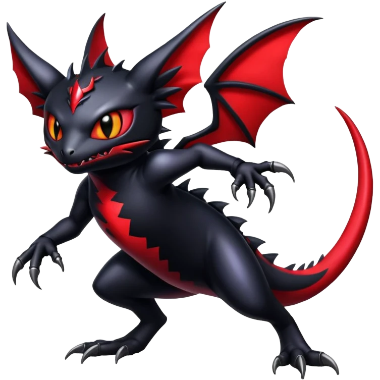 Shiny Epic Badass Gothic Noibat-Salandit-Litten-Hybrid emoji