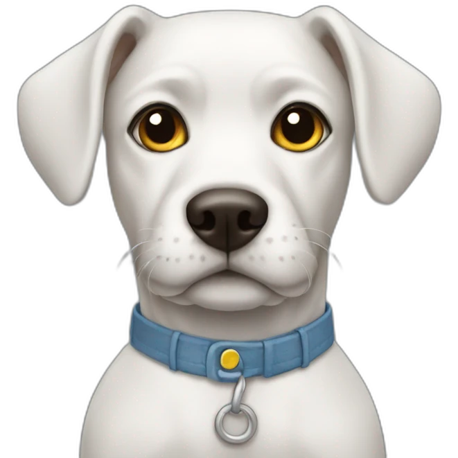 Dog in shirt emoji