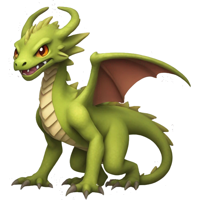Dragon type Pokémon Fakemon creature emoji
