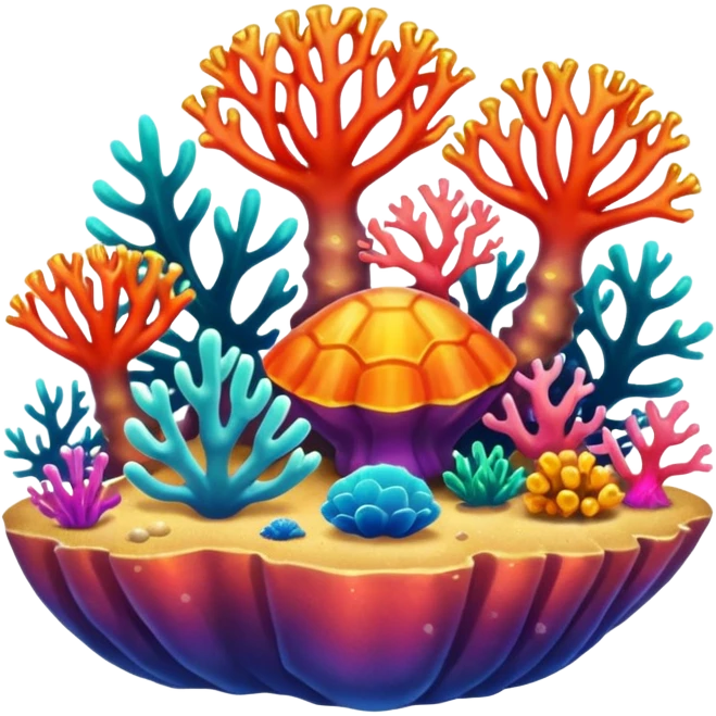 Coral Reef Treasure emoji