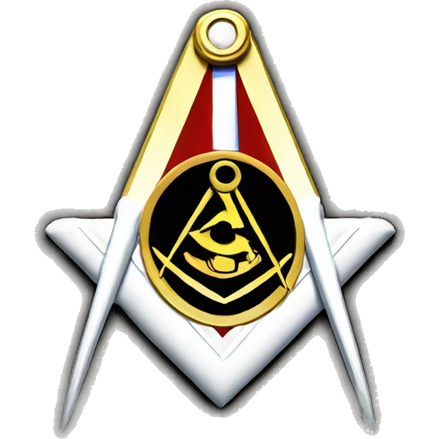 Masonic Square and Compass with WRL 153 in the center emoji